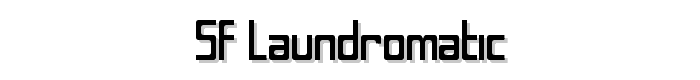 SF Laundromatic font